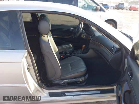 2002 BMW 3 Series 330Ci with VIN WBABN53432JU38611, listed as a IAAI auction lot 41577630 with 166,771 mi miles and . Bid and sale history available at carsss.com. Image 5.