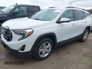 2020 GMC Terrain SLE with VIN 3GKALMEV1LL141985, listed as a IAAI auction lot 42042776 with 37,257 mi miles. Bid and sale history available at carsss.com. Image 2.