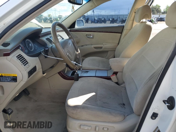 2006 Hyundai Azera SE с VIN KMHFC46F96A072558, выставлен на аукционе Copart как лот 57644625 с пробегом 156 743 миль миль и Списание • Salvage title. История ставок и продаж доступна на DreamBid. Изображение 7.