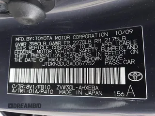 2010 Toyota Prius II with VIN JTDKN3DU3A0067752, listed as a IAAI auction lot 42033859 with 131,437 mi miles and . Bid and sale history available at DreamBid. Image 9.