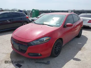 2013 Dodge Dart SXT with VIN 1C3CDFBH3DD641007, listed as a IAAI auction lot 42028569 with 118,700 mi miles. Bid and sale history available at carsss.com. Image 2.