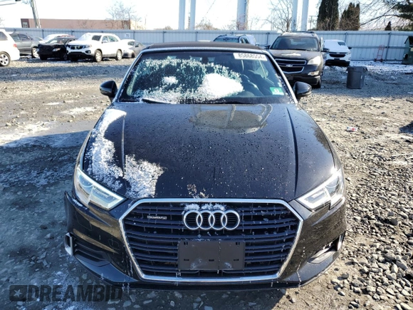 2018 Audi A3 2.0T Premium with VIN WAU78LFF1J1001204, listed as a Copart auction lot 85868554 with 52,297 mi miles and Salvage Title. Bid and sale history available at carsss.com. Image 5.