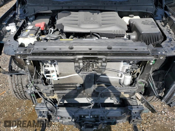 2023 Nissan Titan SV z VIN 1N6AA1ED9PN108095, wystawiony jako Copart lot #57963375 z przebiegiem 21 232 mil mil oraz Szkoda całkowita • Salvage title. Historia ofert i sprzedaży dostępna na DreamBid. Obrazek 11.