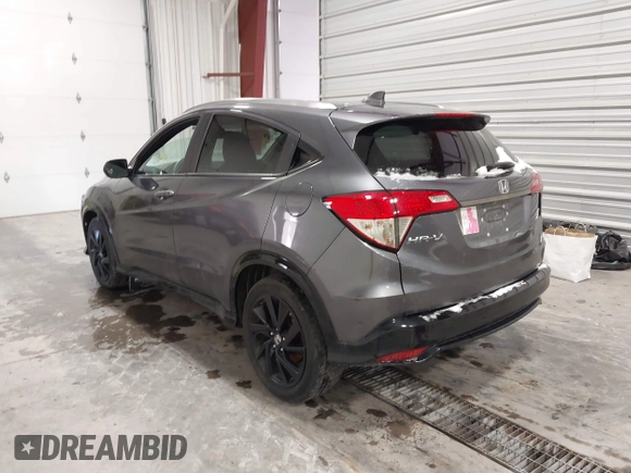 2022 Honda HR-V Sport with VIN 3CZRU6H17NM710927, listed as a IAAI auction lot 41524421 with 55,267 mi miles. Bid and sale history available at carsss.com. Image 3.
