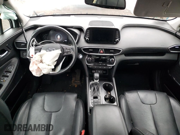 2019 Hyundai Santa Fe Ultimate with VIN 5NMS5CAA5KH107101, listed as a Copart auction lot 36755253 with 43,696 mi miles and . Bid and sale history available at DreamBid. Image 8.