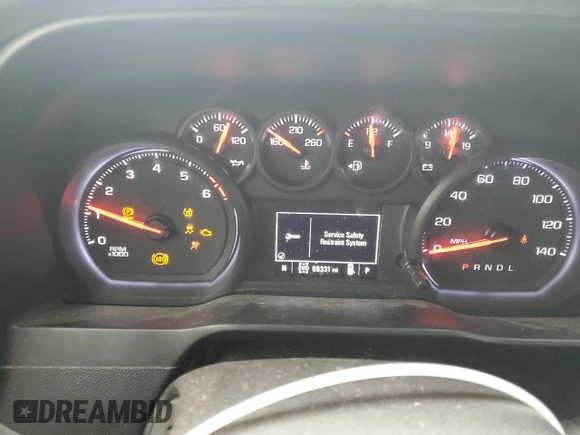 2019 Chevrolet Silverado 1500 Custom with VIN 3GCPYBEH7KG218243, listed as a Copart auction lot 53064075 with 68,331 mi miles and Salvage Title. Bid and sale history available at DreamBid. Image 9.