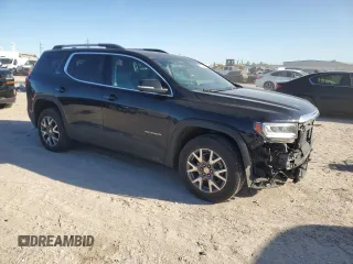 2021 GMC Acadia SLT with VIN 1GKKNMLS7MZ130104, listed as a Copart auction lot 46945175 with 97,873 mi miles and Salvage Title. Bid and sale history available at carsss.com. Image 4.