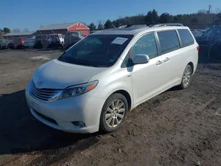 2016 Toyota Sienna Ltd with VIN 5TDDK3DC6GS140563, listed as a IAAI auction lot 41886329 with 130,460 mi miles. Bid and sale history available at carsss.com. Image 2.