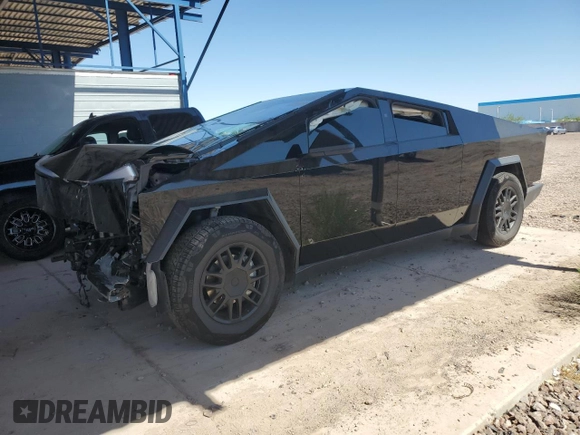 2024 Tesla Cybertruck Cyberbeast z VIN 7G2CEHEE0RA030822, wystawiony jako Copart lot #57177875 z przebiegiem 14 625 mil mil oraz Szkody całkowita. Historia ofert i sprzedaży dostępna na DreamBid. Obrazek 1.