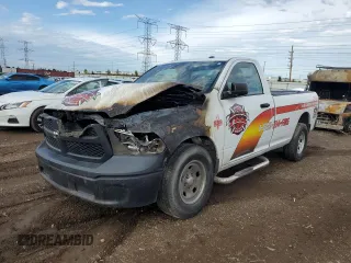 2013 Ram 1500 Tradesman z VIN 3C6JR6DG3DG596234, wystawiony jako Copart lot #69247164 z przebiegiem Nie podano mil oraz Szkoda całkowita • Salvage title. Historia ofert i sprzedaży dostępna na DreamBid. Obrazek 1.