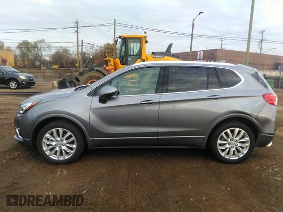 2019 Buick Envision Premium with VIN LRBFX3SX6KD008390, listed as a IAAI auction lot 40948209 with 16,545 mi miles and . Bid and sale history available at carsss.com. Image 14.
