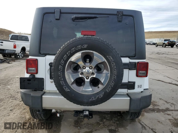 2018 Jeep Wrangler JK Unlimited Sahara with VIN 1C4HJWEG0JL923653, listed as a Copart auction lot 82151514 with 108,737 mi miles and Non Repairable. Bid and sale history available at carsss.com. Image 6.