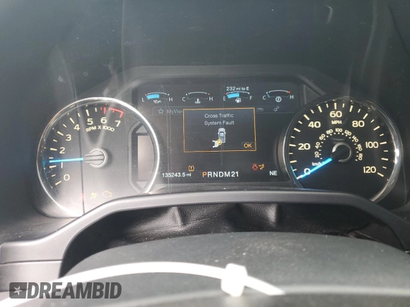 2015 Ford F-150 XL with VIN 1FTEW1CG5FFC86646, listed as a Copart auction lot 56131615 with 135,243 mi miles and Salvage title. Bid and sale history available at DreamBid. Image 9.