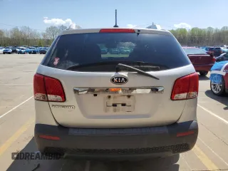 2012 Kia Sorento LX with VIN 5XYKT4A2XCG286512, listed as a Copart auction lot 52741445 with 142,551 mi miles and Clean Title. Bid and sale history available at carsss.com. Image 6.