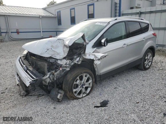 2015 Ford Escape Titanium with VIN 1FMCU0JX7FUB92415, listed as a Copart auction lot 47762465 with 0 mi miles and Salvage Title. Bid and sale history available at carsss.com. Image 1.