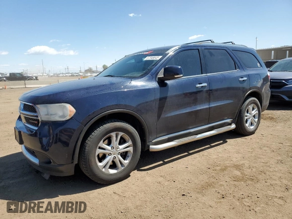 2013 Dodge Durango Crew z VIN 1C4RDJDG5DC651668, wystawiony jako Copart lot #57346645 z przebiegiem 164 987 mil mil oraz Szkoda całkowita • Salvage title. Historia ofert i sprzedaży dostępna na DreamBid. Obrazek 1.