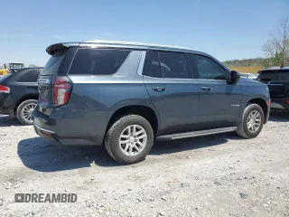 2021 Chevrolet Tahoe LT with VIN 1GNSCNKD7MR355575, listed as a Copart auction lot 53296505 with 91,928 mi miles and Salvage title. Bid and sale history available at DreamBid. Image 3.