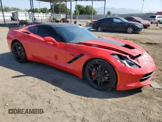 2019 Chevrolet Corvette 3LT with VIN 1G1YF2D73K5117509, listed as a Copart auction lot 74148224 with 67,064 mi miles and Salvage Title. Bid and sale history available at carsss.com. Image 4.