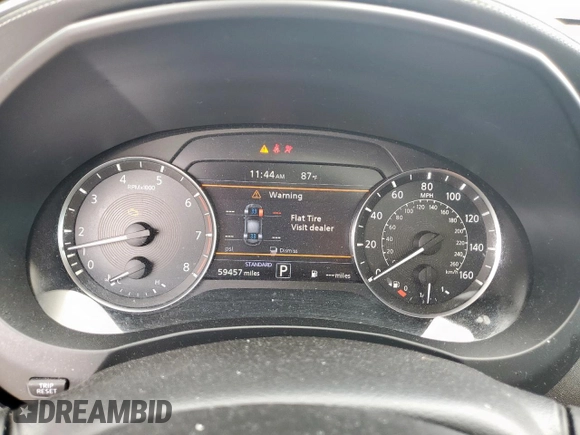 2019 Infiniti QX50 Essential with VIN 3PCAJ5M34KF124523, listed as a Copart auction lot 59371505 with 59,457 mi miles and Salvage title. Bid and sale history available at DreamBid. Image 9.