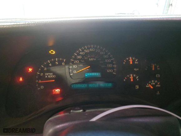 2004 Chevrolet Silverado 1500 Work Truck with VIN 1GCEC19X04Z309584, listed as a Copart auction lot 84953204 with 0 mi miles and Salvage Title. Bid and sale history available at carsss.com. Image 9.