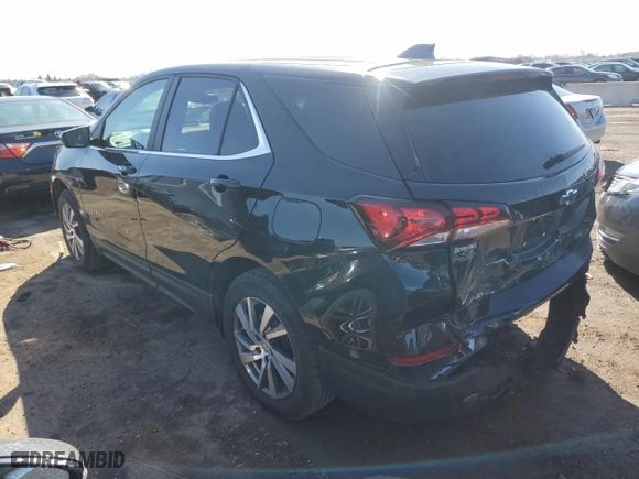 2024 Chevrolet Equinox LT with VIN 3GNAXUEGXRL374779, listed as a Copart auction lot 48312525 with 9,496 mi miles and Salvage Title. Bid and sale history available at carsss.com. Image 2.