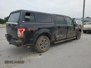 2016 Ford F-150 XLT with VIN 1FTEW1EFXGKF02911, listed as a Copart auction lot 57268625 with 114,794 mi miles and Salvage title. Bid and sale history available at DreamBid. Image 3.