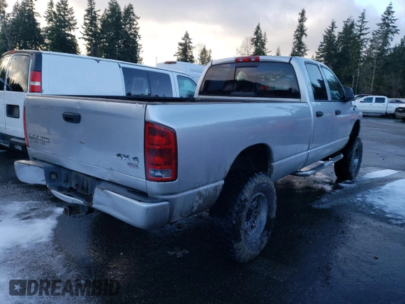 2003 Dodge Ram 2500 ST with VIN 3D7KU28663G771375, listed as a Copart auction lot 44237465 with 205,743 mi miles and Clean Title. Bid and sale history available at carsss.com. Image 3.