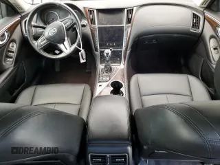 2018 Infiniti Q50 Luxe with VIN JN1EV7AP1JM353730, listed as a Copart auction lot 65150885 with 59,821 mi miles and Salvage title. Bid and sale history available at DreamBid. Image 8.