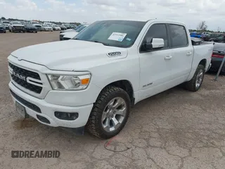 2022 Ram 1500 Big Horn with VIN 1C6SRFFT2NN317525, listed as a IAAI auction lot 42532586 with 208,545 mi miles and . Bid and sale history available at DreamBid. Image 2.