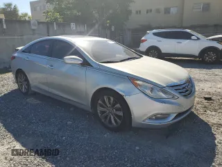 2013 Hyundai Sonata Limited with VIN 5NPEC4AC3DH726943, listed as a Copart auction lot 43022065 with 140,965 mi miles and Salvage Title. Bid and sale history available at DreamBid. Image 4.