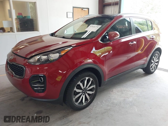 2017 Kia Sportage EX with VIN KNDPNCAC6H7270282, listed as a IAAI auction lot 42616771 with 126,311 mi miles and . Bid and sale history available at DreamBid. Image 2.