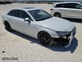 2018 Audi S4 Premium Plus with VIN WAUB4AF48JA001449, listed as a Copart auction lot 63369123 with 85,789 mi miles. Bid and sale history available at carsss.com. Image 4.