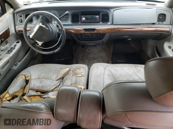 1999 Mercury Grand Marquis LS z VIN 2MEFM75W3XX617388, wystawiony jako Copart lot #58811195 z przebiegiem 162 600 mil mil oraz Szkoda całkowita • Salvage title. Historia ofert i sprzedaży dostępna na DreamBid. Obrazek 8.