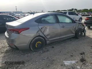 2021 Hyundai Accent SE z VIN 3KPC24A61ME147734, wystawiony jako Copart lot #59638425 z przebiegiem 66 553 mil mil oraz Szkoda całkowita • Salvage title. Historia ofert i sprzedaży dostępna na DreamBid. Obrazek 3.