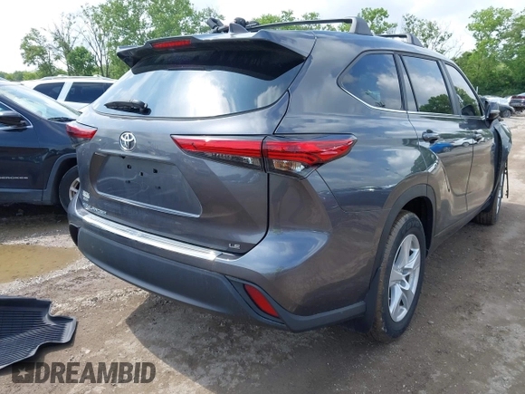 2023 Toyota Highlander L with VIN 5TDKDRAH8PS019733, listed as a IAAI auction lot 42459336 with 11,278 mi miles and . Bid and sale history available at DreamBid. Image 4.