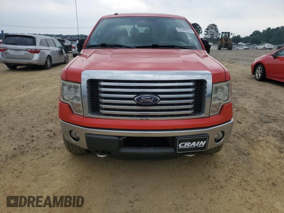 2011 Ford F-150 XL with VIN 1FTFX1ET4BFD21229, listed as a Copart auction lot 57248255 with 189,112 mi miles and Salvage title. Bid and sale history available at DreamBid. Image 5.