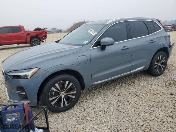 2023 Volvo XC60 Recharge Plug-In Hybrid Core Dark Theme with VIN YV4H60DK7P1277453, listed as a Copart auction lot 86574314 with 26,184 mi miles and Salvage Title. Bid and sale history available at carsss.com. Image 1.