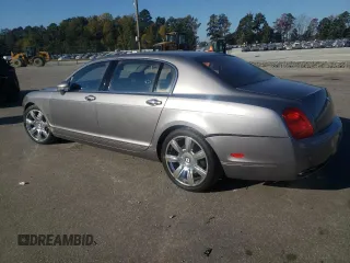 2007 Bentley Flying Spur with VIN SCBBR93W47C040550, listed as a Copart auction lot 77218514 with 39,492 mi miles and Salvage Title. Bid and sale history available at DreamBid. Image 2.