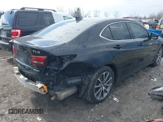 2017 Acura TLX V6 w/Technology Pkg with VIN 19UUB3F50HA001284, listed as a IAAI auction lot 41690442 with 131,280 mi miles. Bid and sale history available at carsss.com. Image 4.