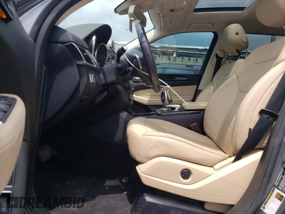 2017 Mercedes-Benz GLS 450 with VIN 4JGDF6EE4HA954520, listed as a Copart auction lot 58575915 with 123,218 mi miles and Salvage title. Bid and sale history available at DreamBid. Image 7.
