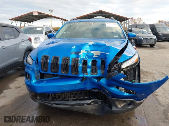 2018 Jeep Cherokee Limited with VIN 1C4PJMDXXJD515558, listed as a IAAI auction lot 40772264 with 171,347 mi miles. Bid and sale history available at carsss.com. Image 13.