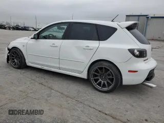 2007 Mazda 3 Mazdaspeed3 Sport z VIN JM1BK34L771748449, wystawiony jako Copart lot #54368285 z przebiegiem Nie podano mil oraz Czysty tytuł • Clean title. Historia ofert i sprzedaży dostępna na DreamBid. Obrazek 2.