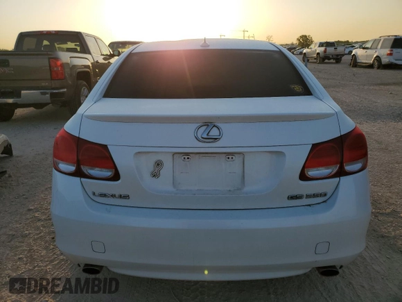 2008 Lexus GS 350 with VIN JTHBE96S780036009, listed as a Copart auction lot 52458385 with 150,857 mi miles and Salvage Title. Bid and sale history available at carsss.com. Image 6.