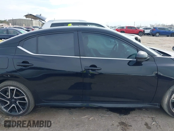 2025 Nissan Sentra SR with VIN 3N1AB8DV9SY222356, listed as a IAAI auction lot 41692346 with 948 mi miles and . Bid and sale history available at DreamBid. Image 13.
