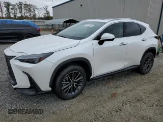 2025 Lexus NX with VIN 2T2GDCAZXSC020763, listed as a Copart auction lot 77010104 with 512 mi miles and Non Repairable. Bid and sale history available at carsss.com. Image 1.