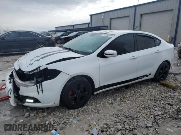 2015 Dodge Dart SXT with VIN 1C3CDFBB6FD159226, listed as a Copart auction lot 46975485 with 121,435 mi miles and Clean Title. Bid and sale history available at carsss.com. Image 1.