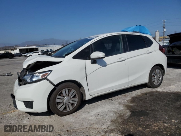 2015 Honda Fit LX with VIN 3HGGK5G55FM747740, listed as a Copart auction lot 61692725 with 61,923 mi miles and Salvage title. Bid and sale history available at DreamBid. Image 1.