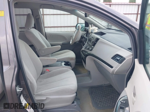 2012 Toyota Sienna LE with VIN 5TDJK3DC3CS037713, listed as a IAAI auction lot 42703815 with 208,000 mi miles and . Bid and sale history available at DreamBid. Image 5.
