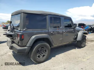 2018 Jeep Wrangler Unlimited Sport z VIN 1C4HJXDG3JW281306, wystawiony jako Copart lot #55326295 z przebiegiem 106 629 mil mil oraz Szkoda całkowita • Salvage title. Historia ofert i sprzedaży dostępna na DreamBid. Obrazek 3.