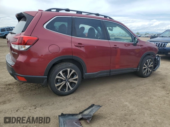 2023 Subaru Forester Limited с VIN JF2SKAPC7PH476591, выставлен на аукционе Copart как лот 55864855 с пробегом 32 518 миль миль и Списание • Salvage title. История ставок и продаж доступна на DreamBid. Изображение 3.